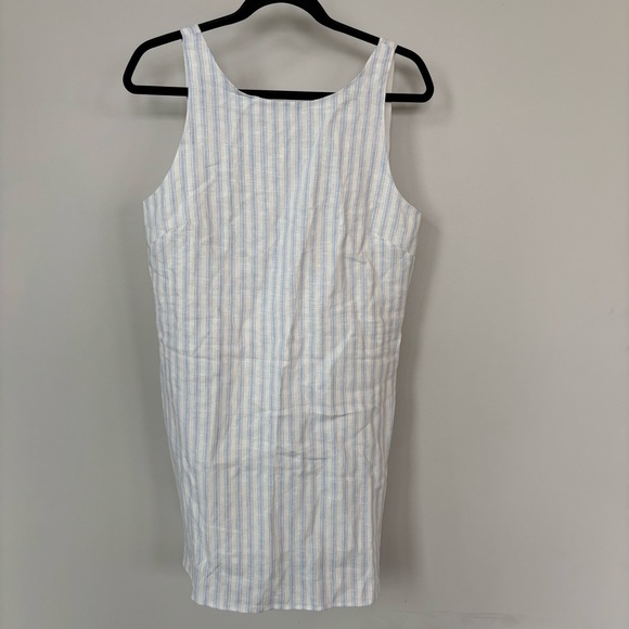 Reformation Linen Open Back Mini Dress Size 4 - Picture 1 of 8